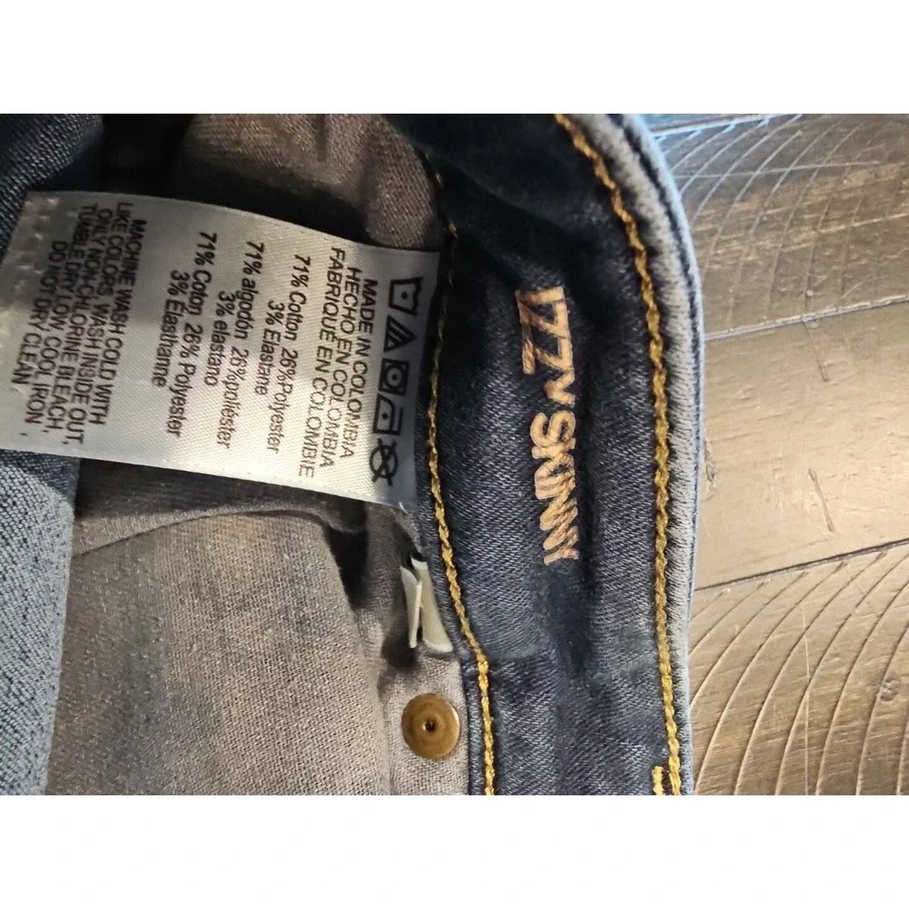 Michael Kors Women Blue Straight‎ Leg Denim Jeans Low Rise Sz Reg 4 27x29